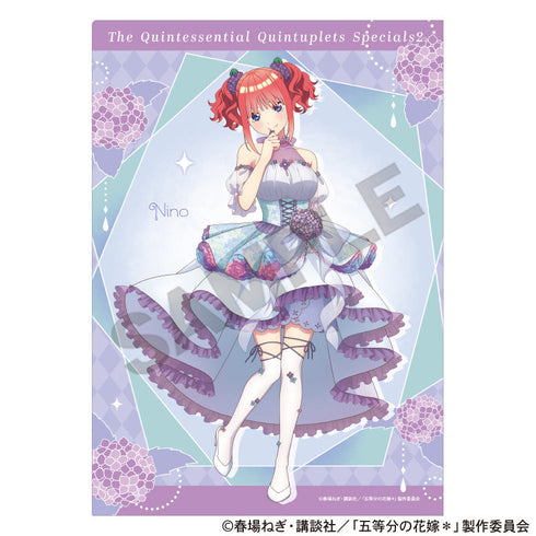 『五等分の花嫁*』シングルクリアファイル 中野二乃 紫陽花ドレス